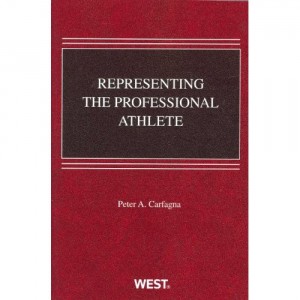 A representation of the cover of the first "Representing the Professional Athlete" case book.
