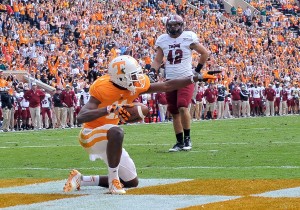 Tennessee Volunteers wide receiver Justin Hunter has switched from Atlas Sports to Creative Artists Agency.  Credit: Jim Brown-US PRESSWIRE.