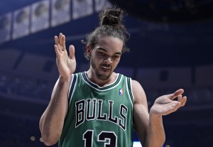 Chicago Bulls center Joakim Noah has left agent Donald Dell and signed with BDA Sports. Photo Credit: Mike DiNovo-USA TODAY Sports