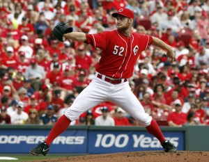 Cincinnati Reds starting pitcher Tony Cingrani throws against the Tampa Bay Rays during the third inning at Great American Ball Park. Mandatory Credit: David Kohl-USA TODAY Sports