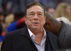 Los Angeles Clippers owner Donald Sterling attends the game against the Los Angeles Lakers at Staples Center. The Clippers defeated the Lakers 123-87. Mandatory Credit: Kirby Lee-USA TODAY Sports