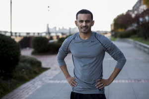 NFL Agent Sunny Shah has learned some workout techniques from his clients. Photo via WSJ.com.