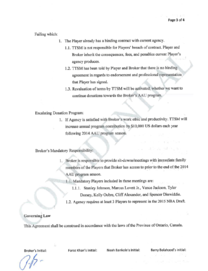 Pat Barrett Broker Agreement - Page 3