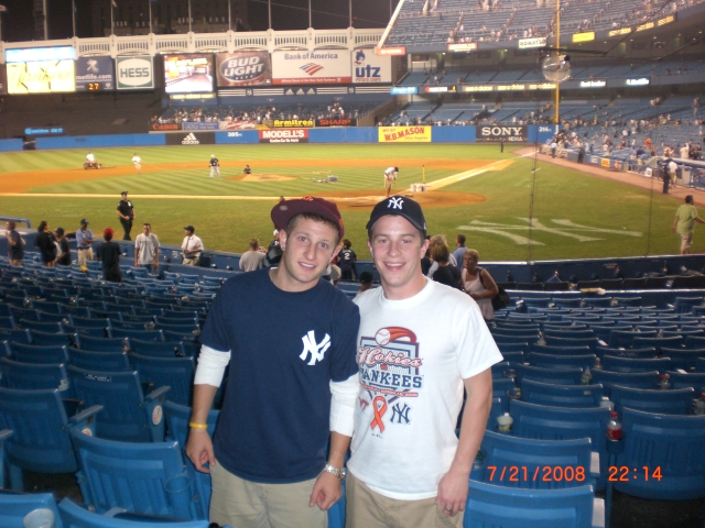 Zak Kurtz at Yankee Stadium