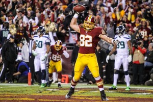 Washington Redskins tight end Logan Paulsen (82) has signed a new deal with the Washington Redskins. Credit: Daniel Shirey-USA TODAY Sports