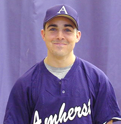 A young Josh Santry when he was a baseball player at Amherst.