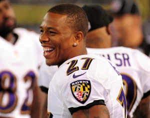 Ray Rice. Photo Credit: Evan Habeeb-USA TODAY Sports.