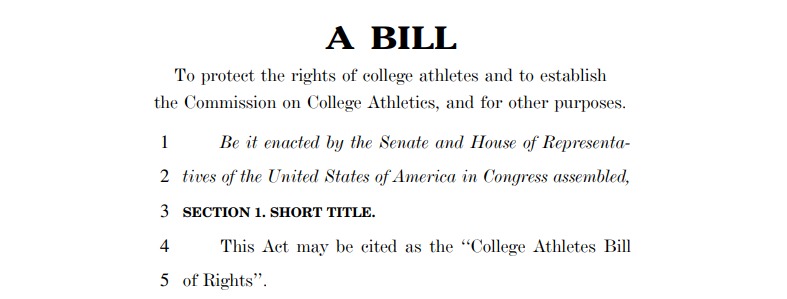 college athlete bill of rights